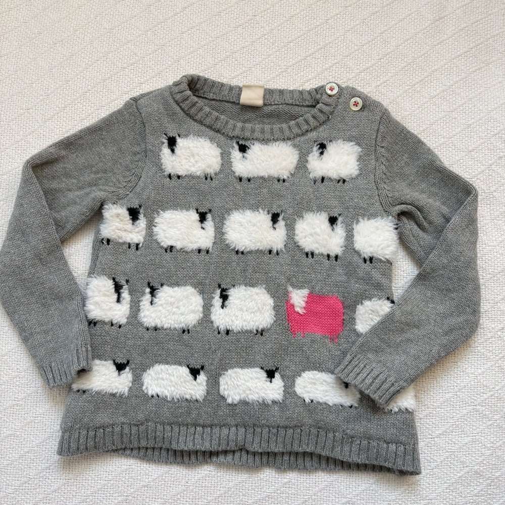 Tucker + Tate Sheep Knit Pullover Sweater Size 18m